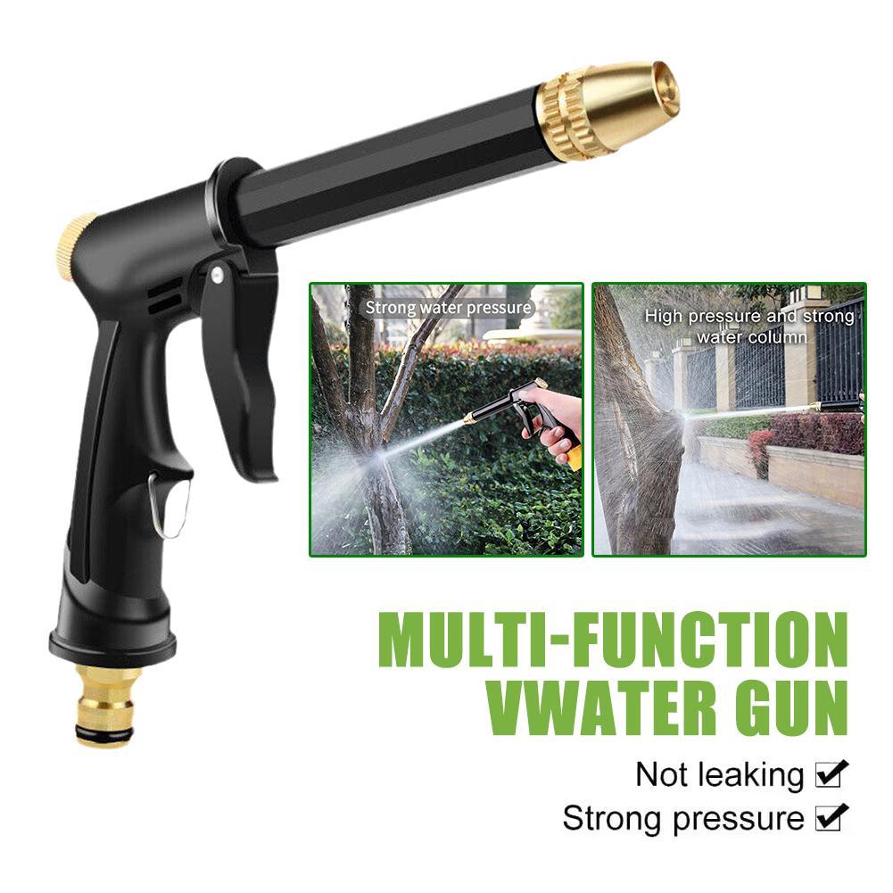 

Portable High-Pressure Water Gun Cleaning Car Wash Machine Garden Watering Hose Nozzle Sprinkler Foam Thread Quick