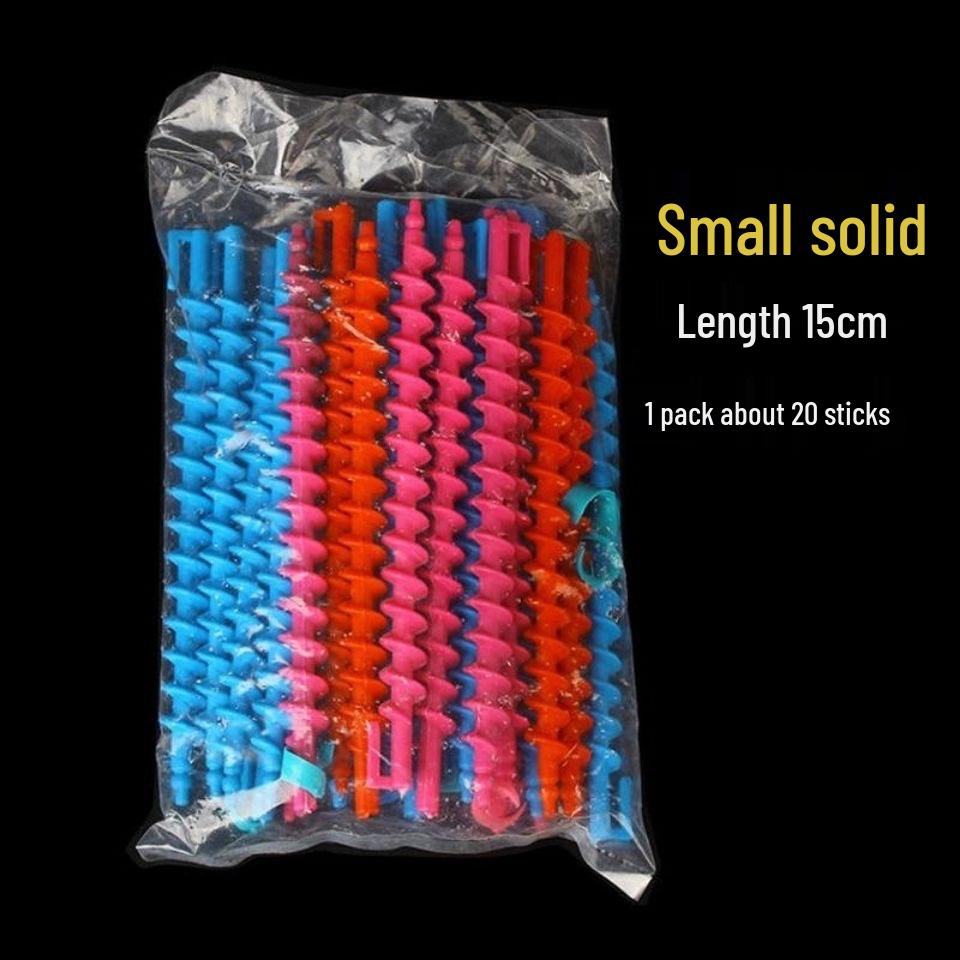 Screw Curling Iron Rod Set: Large, Medium, Small, Hollow & Solid Spiral Rods for Perms & Cold Waves