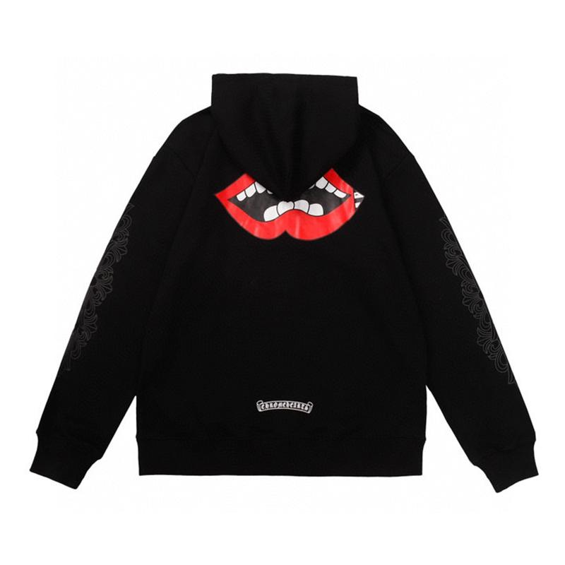 821 CHROME HEARTS 2025 Autumn and Winter New Plus Size Classic Style Logo Hooded Sweatshirt, Suitable for Couples To Wear