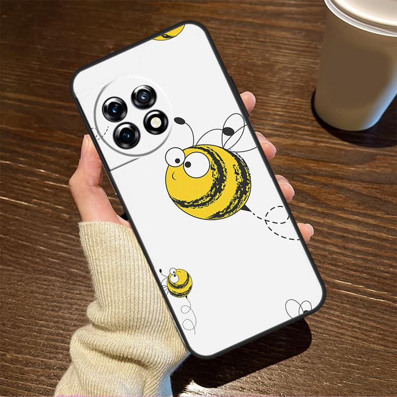 Bee Honey Case For OnePlus 13T 10T 8T 10R 13R 15 R 13 12 11 9 10 Pro Nord CE 5 2 3 4 Lite N20 N30 Cover