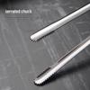 Korean Style 304 Stainless Steel Serrated BBQ & Bread Tongs