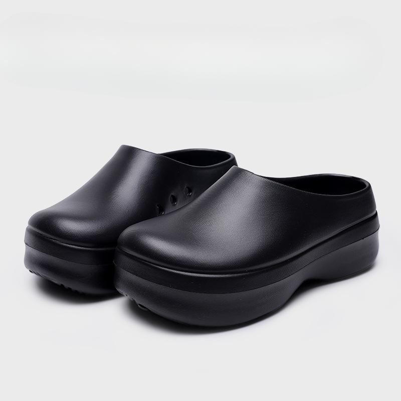 New Style of Shoes: One-step Height-increasing Thick-soled Outdoor Waterproof Flip-flops