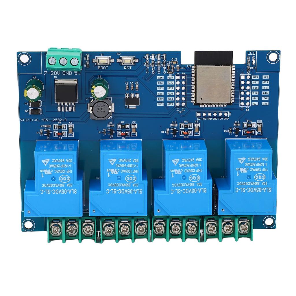 Relaismodul DC7285V 4 Kanäle für ESP32 WiFi Bluetooth Relaismodul Entwicklungsboard