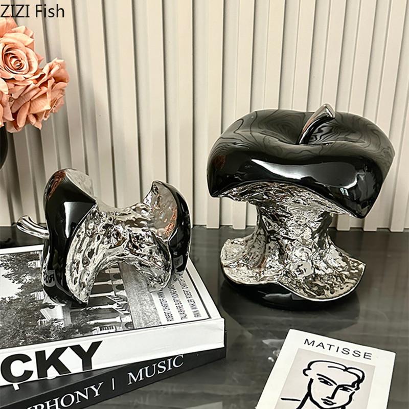 Abstrakt Simulering Eplepynt Kreativt Keramisk Håndverk Stue Foajé Dekor Kunst Hjemmedekorasjonstilbehør