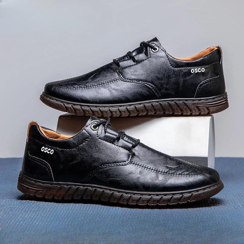 New In Soft Comfortable Moccasin Male Casual Shoe Summer Sale Social Adults Elegant On High Quality Fashion Men's Leather Shoes