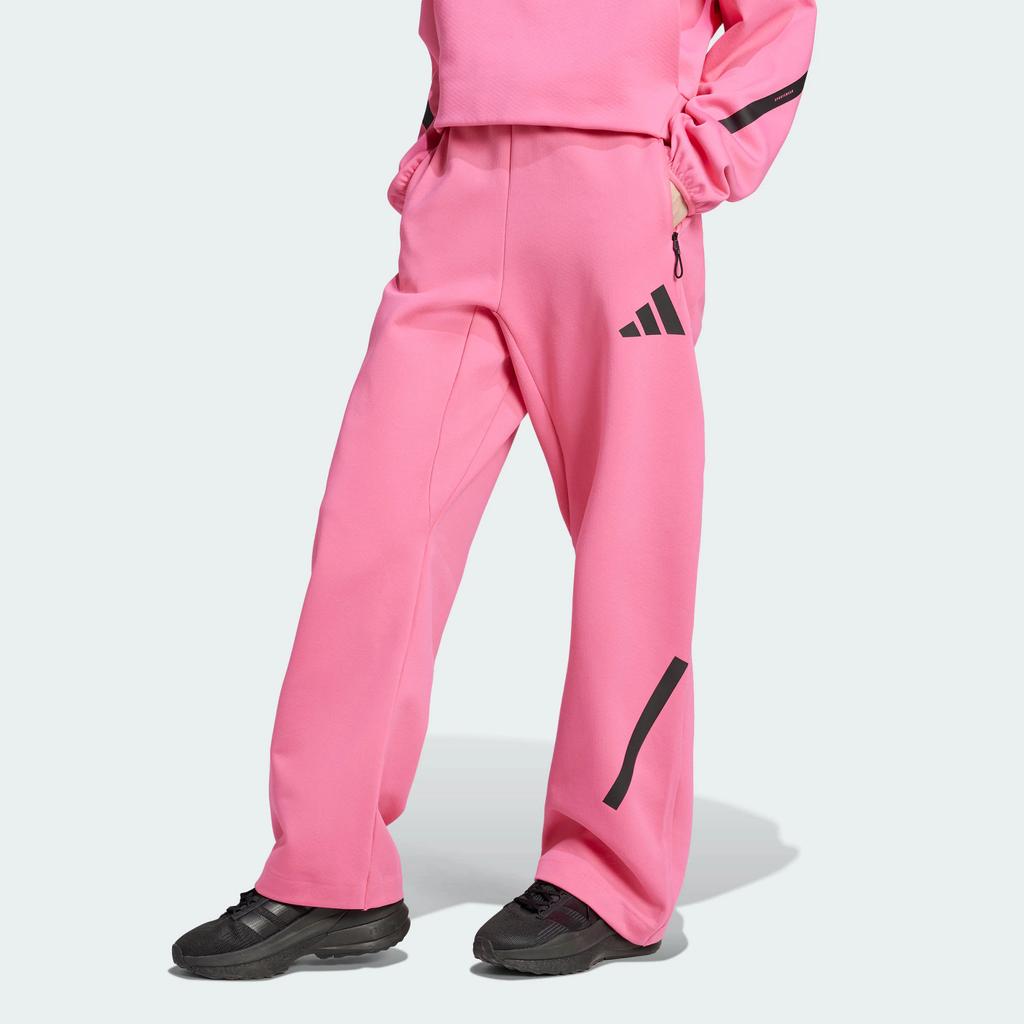 Adidas Z.N.E. True Healing Series FW24 Black Label Loose Fit Sports Casual Pants Women Bottoms Pulse-Magenta JD6412