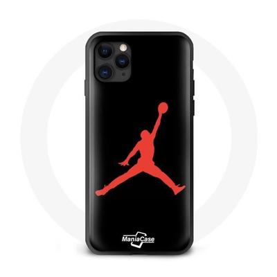 Funda iPhone 11 - Nike - NBA - Roja - Flexible - Sintética