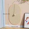 Large Sisal Cat Activity Station Scratching Post Pad Washable with Hanging Ball Toy Fun Play Self Adhesive Wall Mount Panel