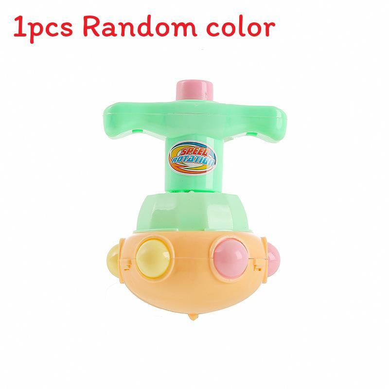 Colored Candy Press Type Rotating Gyroscope With Lighting Function Toy Children