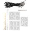 DIY Silicone Mold Jewelry Craft Pendant Making Irregular Mold Hand Drill Accessory Set