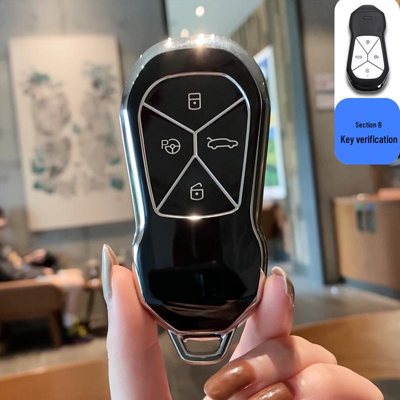 Xiaopeng P5/G3i/P7 Car Key Cover: Unisex Protective Case for 2021-2022 Models