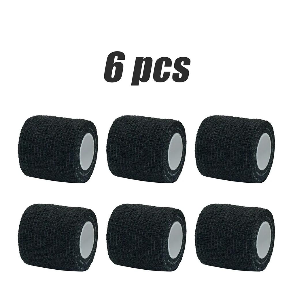 1/6/10Pcs Black Sport Self Adhesive Elastic Bandage Wrap Tape Elastoplast For Knee Support Pads Finger Ankle Palm