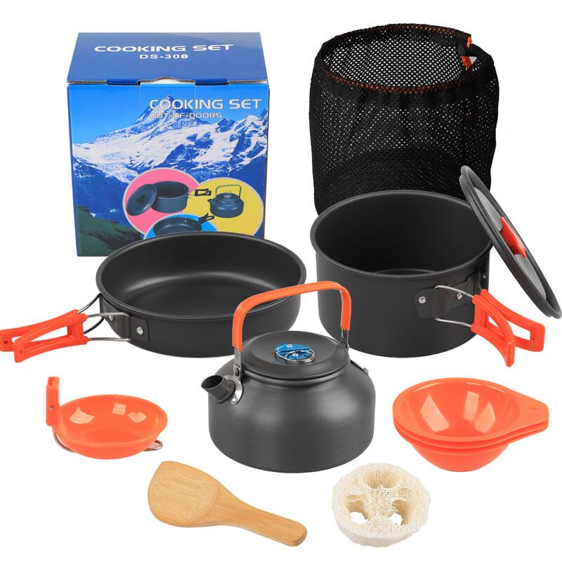 2-3 Person Portable Outdoor Camping Cookware Set