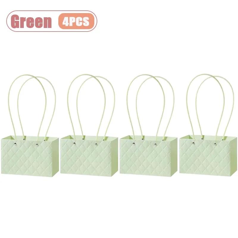 1-10PCS Reusable Waterproof Flower Gift Tote Bag Portable Floral Packaging Bag for Wedding Birthday Party Bouquet ArrangementUse