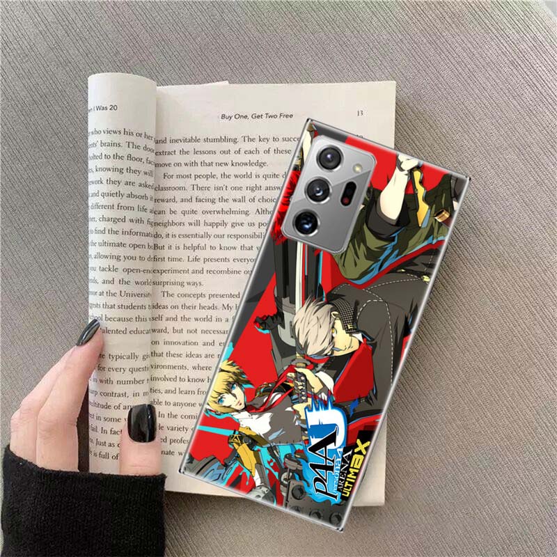 Persona 4 Anime Phone Case For Samsung S24 S23 FE S22 S25 Ultra S21 Plus Galaxy S20 FE S25 Edge Cover Capa Soft TPU Fundas Coque