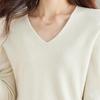 Srcr Women's V-Neck Cropped Wool Blend Sweater