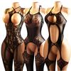 Open Bra And Crotchless Women Sexy Lingerie New Style Bodysuit Bodystocking For Adult Nightwear