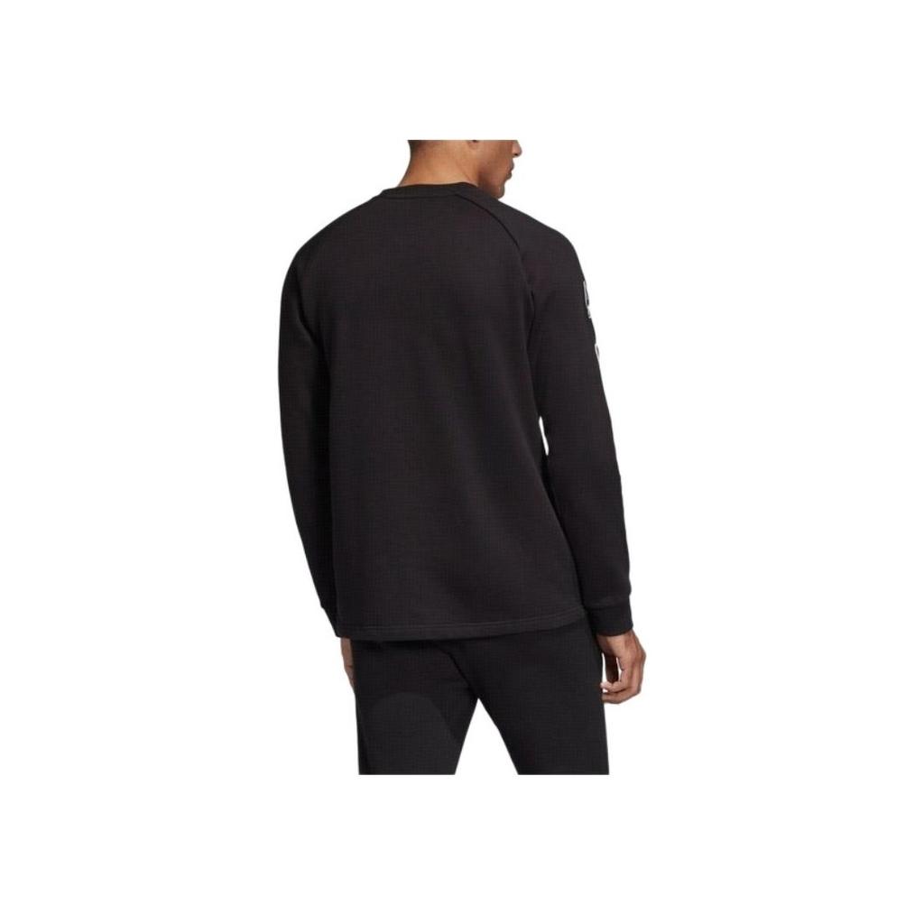 Adidas Originals Trefoil Valentines Card Poker Graphic Crewneck Sweatshirt Men Sweatshirt Black FH7884