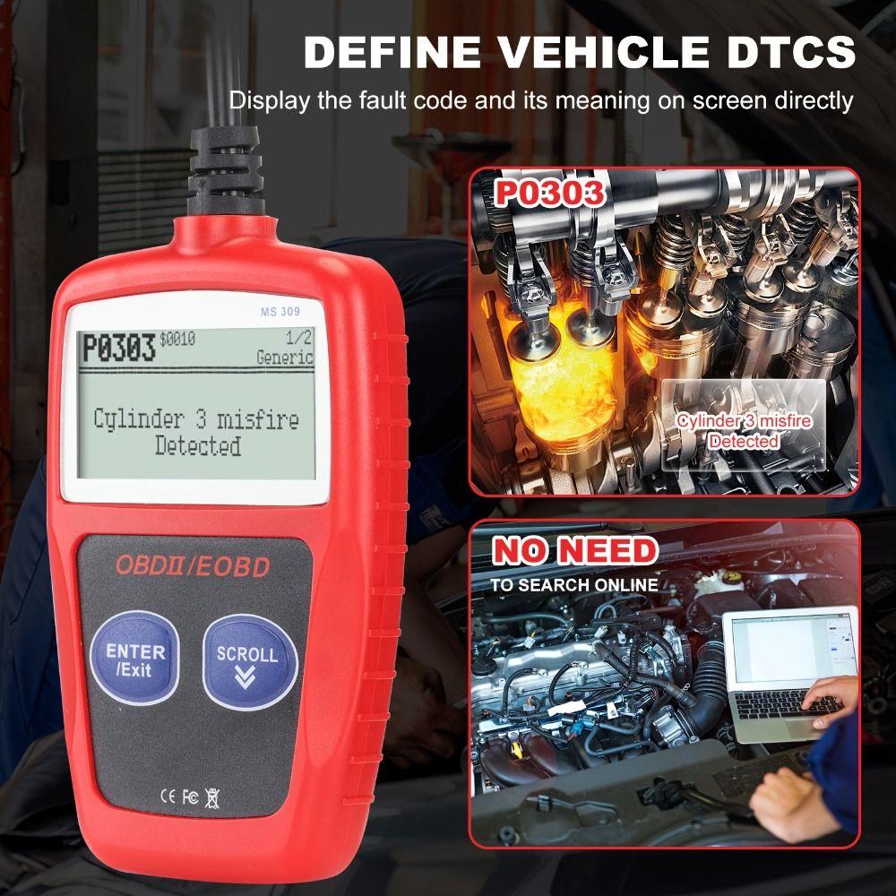 Universal Car Fault Diagnosis Instrument Accurate Motorcycle Scanner Automotive Inspection