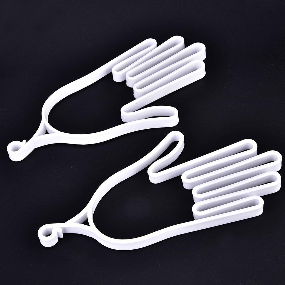 2Pcs Multipurpose Plastic Golf Gloves Keeper Support Stretcher Accessory Equipment(White)