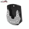 Motorcycle Kickstand Foot Side Stand Extension Pad Support Plate For YAMAHA XMAX 125 300 250 XMAX250 XMAX125 XMAX300 2017-2023