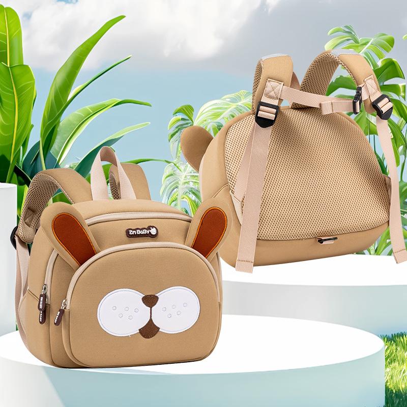 

New Children s Cartoon Schoolbag Ultra Light Weight Reduction Kindergarten Backpack Baby Small Backpack хаки