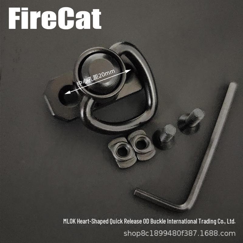 MLOK & KeyMod Rail QD Quick Release Clip for RSA Strap, GBB, 20mm Base Accessories