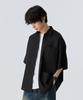 STENDS [M~4Xl] All Day Linen Oversized Short Sleeve Shirt_Black