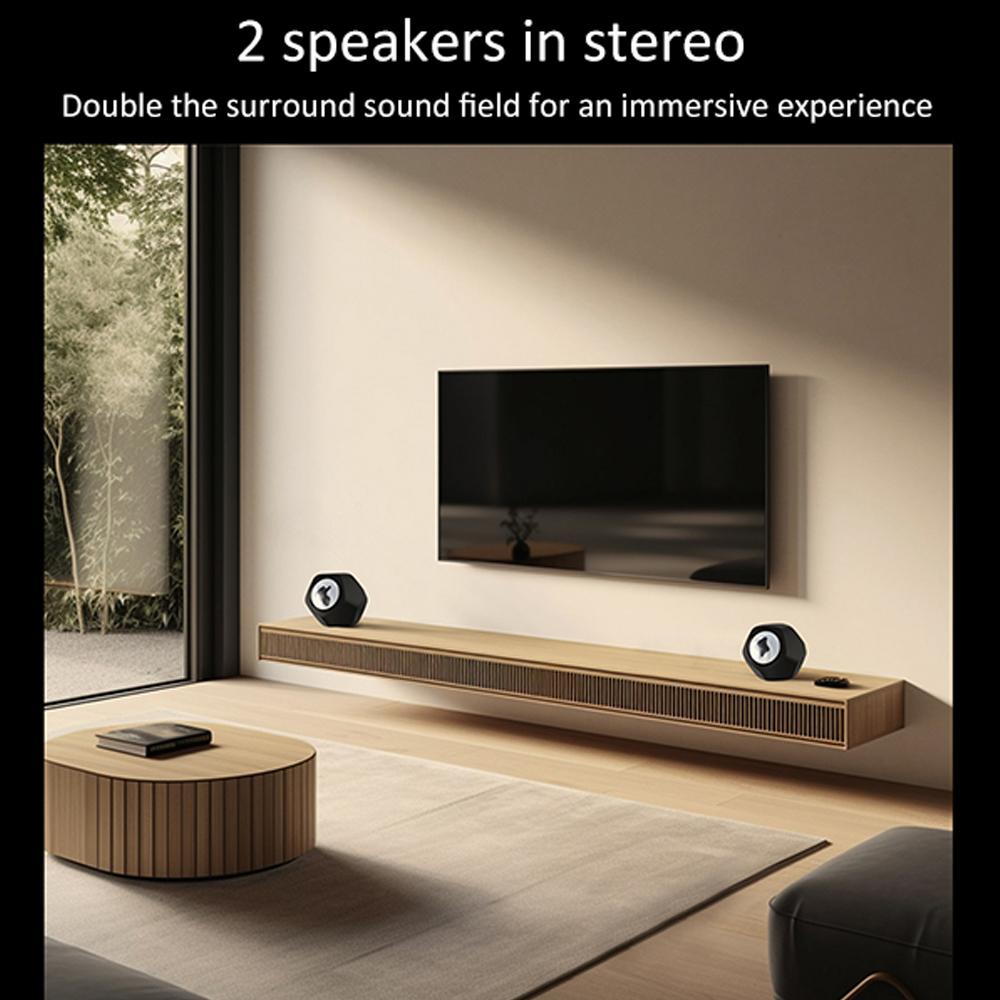 Magnetic Fluid Desktop Speakers Music Pickup Rhythm Lamp