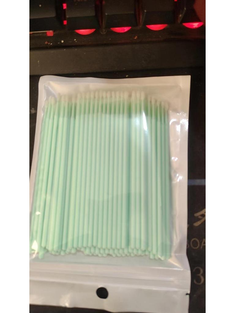 100 Purple Nano Cotton Swabs: Eyebrow, Eyeliner Correction, and Disposable Makeup Brushes