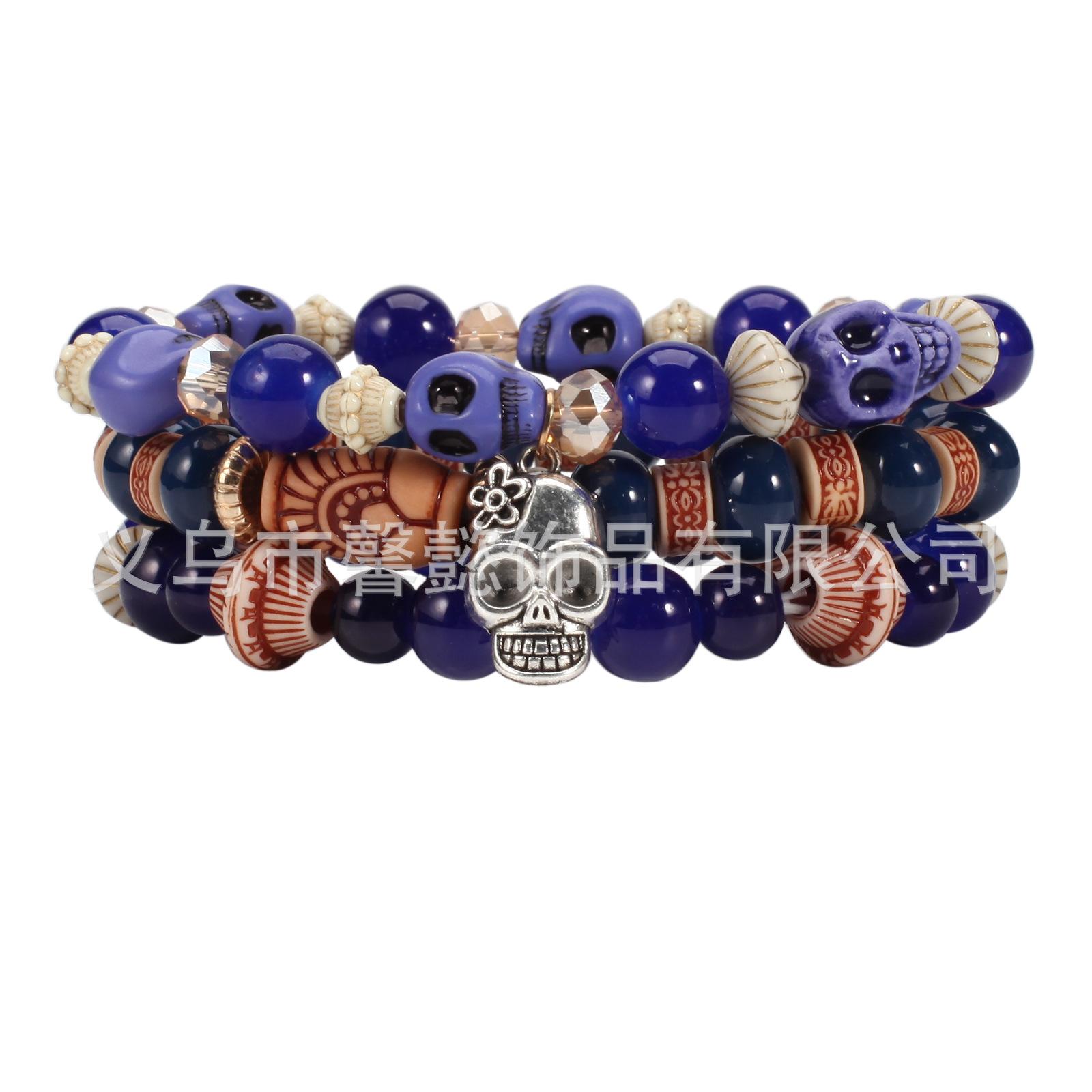 

JYL TS Bracelet Bohemian Beach Tourist Design Brings Joy sapphire бурштин