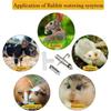Automatic Small Animal Water Dispenser Set With Spring Mounted Nipples Feeders And Easy Installation Tool Watering Kits