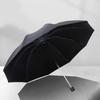 Paradise Umbrella 33724E Black UV Protection Foldable Travel Umbrella