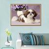 Gjør-det-selv 5D-diamantmaleri dyr Hundefoto Diamantbroderidyr Home Decor Gave