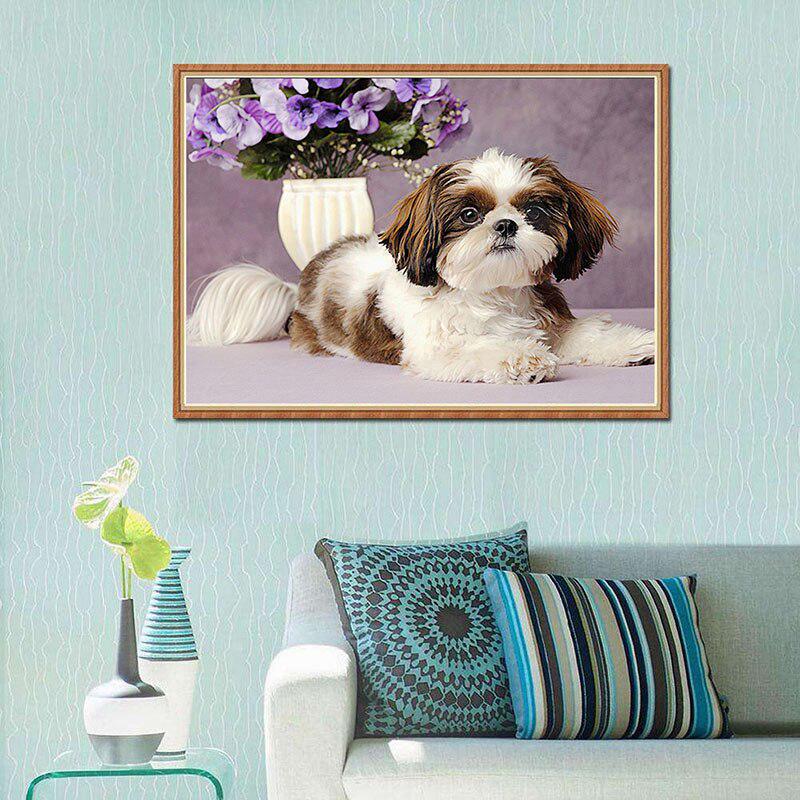 Gjør-det-selv 5D-diamantmaleri dyr Hundefoto Diamantbroderidyr Home Decor Gave
