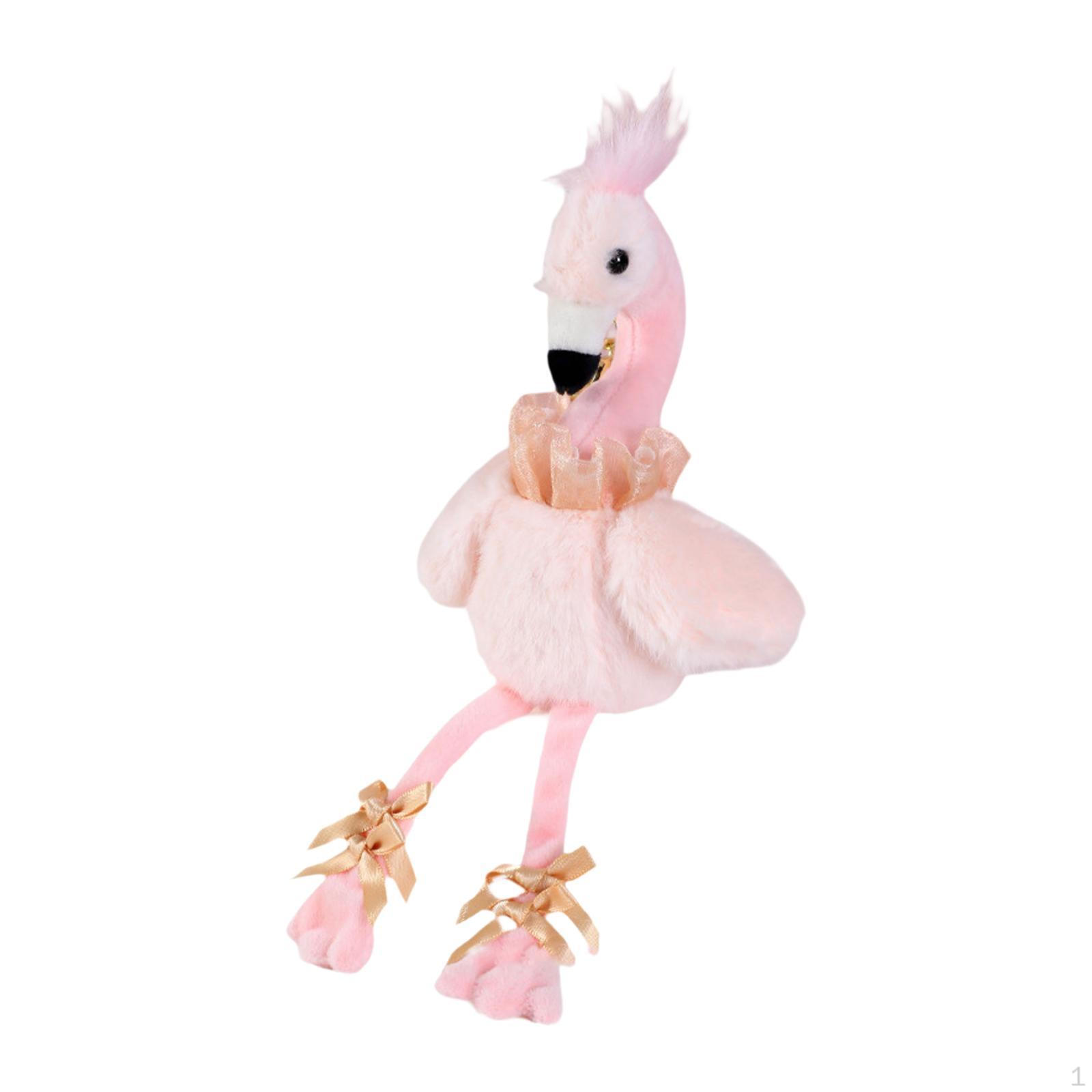 

Брелок Фламинго - очаровательный аксессуар для особых случаев розовый