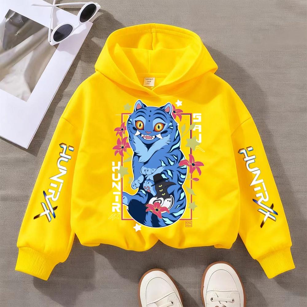 Kpop Witcher Children's Clothing Men and Girls Autumn/Winter Fashion Comfortable Hooded Sweatshirt