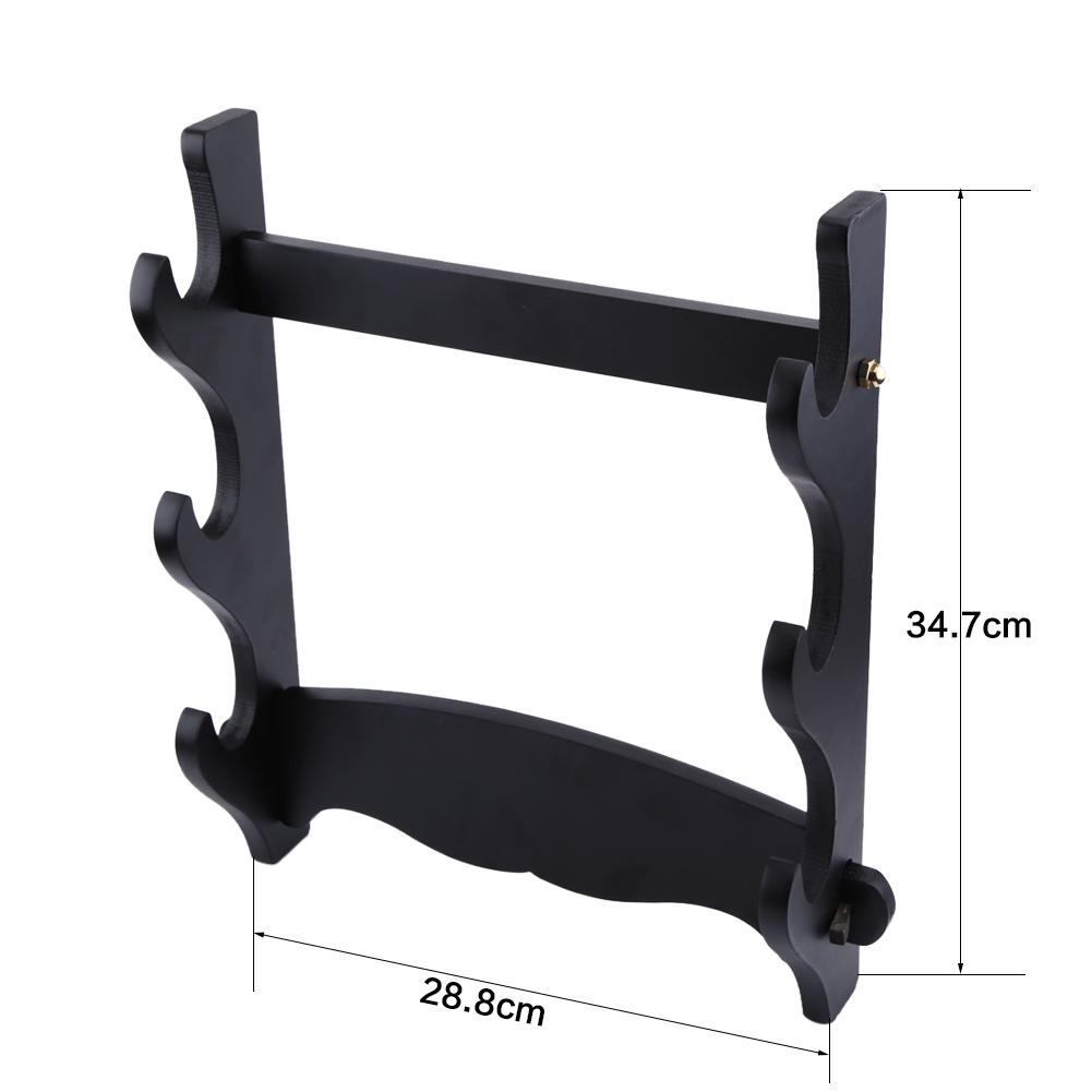 3 Ti Spada Samurai Katana Supporto Staffa da Parete Supporto Adatto per Esposizione Spada Flauto