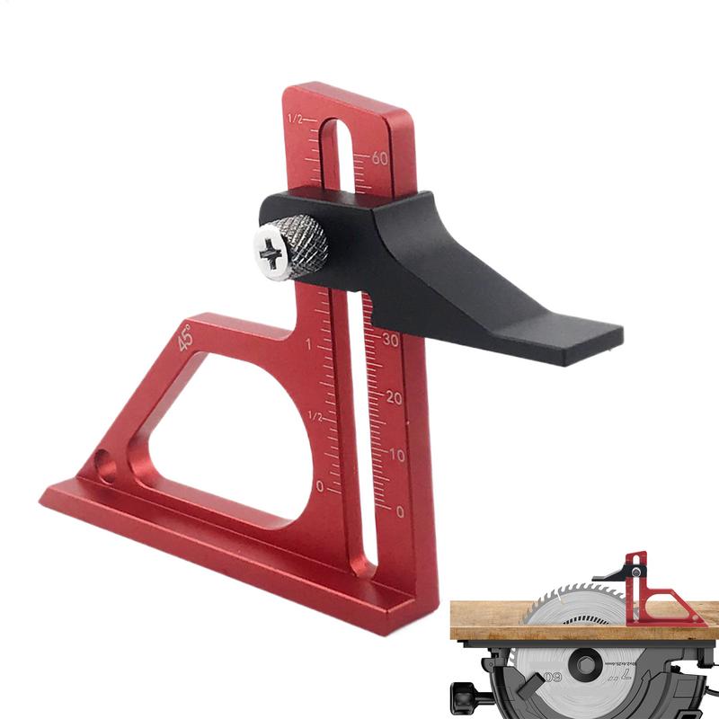 

Woodworking Height Ruler Woodworking Tool Setting Gauge With Scale Aluminum Alloy Precision-Machined Measuring Tool For CHINA