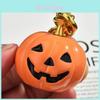Halloween Ghost Pumpkin Resin Keychain With Luminous Design For Bag Decor
