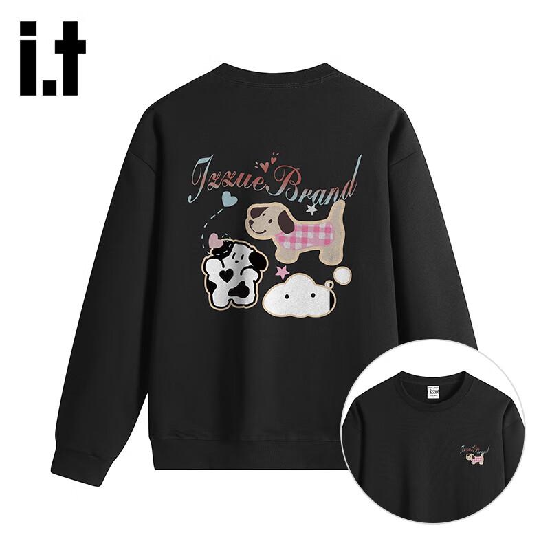 Izzue Unisex Basic Crew Neck Långärmad Sweatshirt
