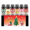 Weihnachts-Duftöl-Set, Winter-Ätherische Öle für Diffusor, Kerzenherstellung - Feiertags-Diffusoröle Geschenkset