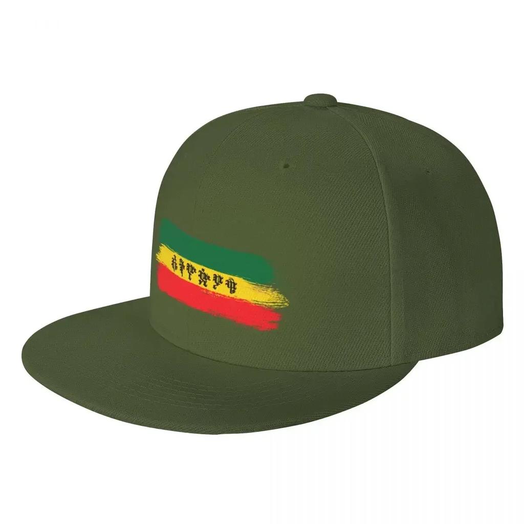 Ethiopian Amharic () Baseball Cap Hip Hop Rugby New In Hat Foam Party Hat Women Unisexs