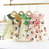 Princess Girl Summer Dress With Cotton Blend Fabric For Toddler Girls