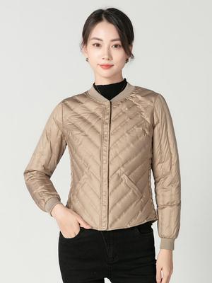 Women's Slim Fit Lightweight Down Jacket - Warm Winter Base Layer and Outerwear