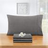 2Piece Brusheds Microfiber Queen Pillowcases Stains Resistant with Envelope Style for Bedroom Elegances