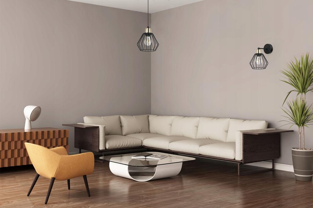 WALL LAMP, SQUARE LAMP, METAL LAMP, WIRE, LED