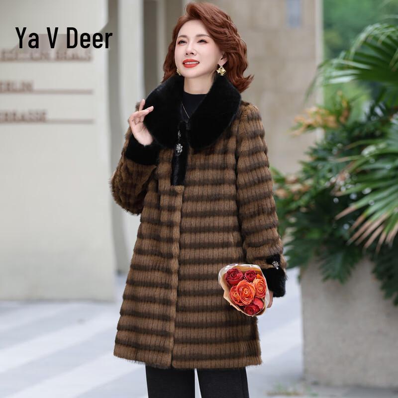 Yalu Women's Thickened Plush Lined Winter Coat