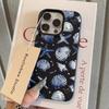 Blue Fashion Starfish Silicone Phone Case For iPhone 17 13 15 16 14 12 11 Pro Max Pro 16E Plus Shockproof Lichee Pattern Covers