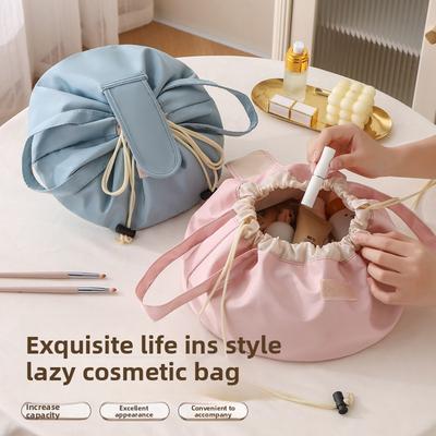 New Large-capacity Lazy Cosmetic Bag Toiletry Bag Travel Bag Waterproof Portable and Simple Storage Bag
